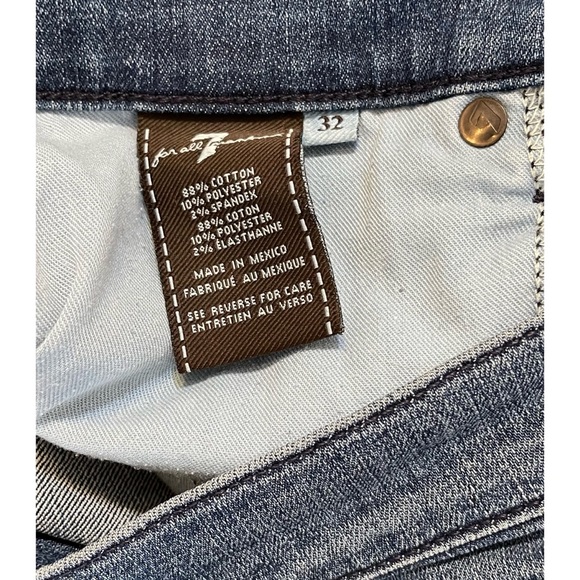 🎉 HP! ❤️ Men’s 7FAM Relaxed Fit Stretch Jeans - Picture 8 of 9